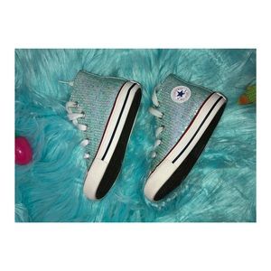 Converse Glittery Light Teal 🦄💖